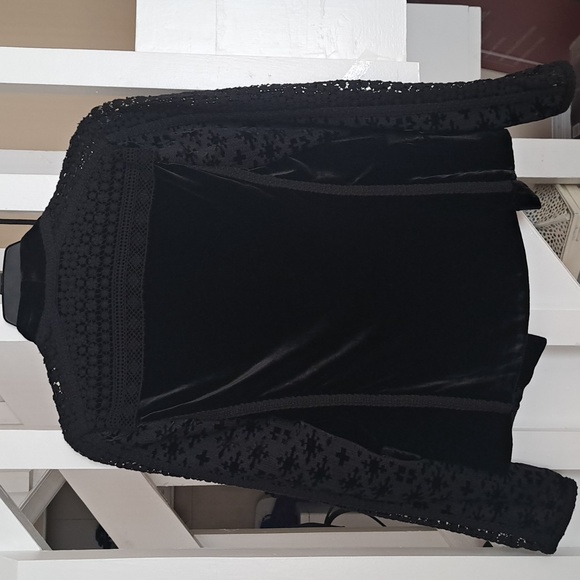 Kobi Halperin Gorgeous Black Lace&Velvet Pippa Jacket.  SzS EUC Retail 598.00 - Picture 6 of 10